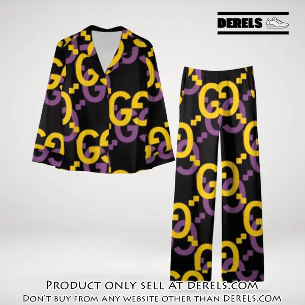 Trending luxury gc satin pajama set pjs1055 dr3441766
